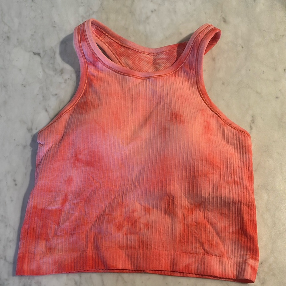 🍋 Lululemon Ebb to Street crop tank - size 4